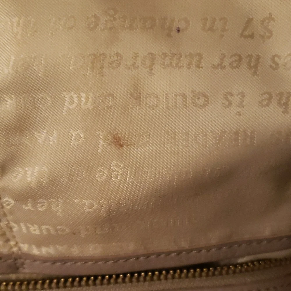 Kate Spade Light Purple Satchel with Bow and Scarf - Picture 12 of 14